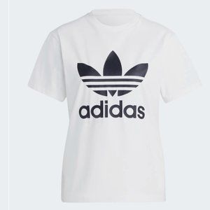Adidas Originals white adicolor classics trefoil tee size small
